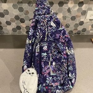Vera Bradley Harry Potter sling backpack in forbidden forest